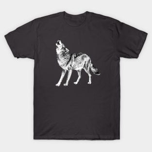 Wolf Print T-Shirt